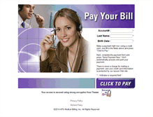 Tablet Screenshot of payyourbill.apsmedbill.com